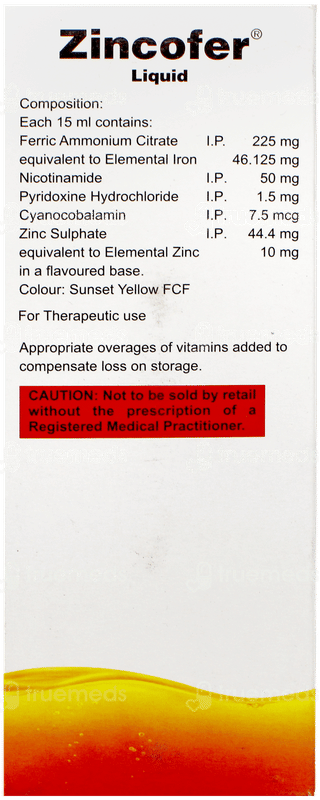 Zincofer Liquid 200Ml